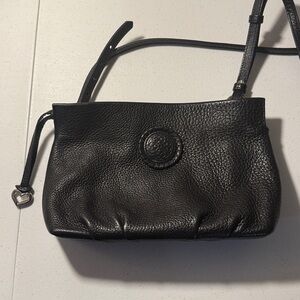 Brighton Black Leather Shoulder Bag
